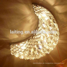 Golden new China moon fancy ceiling lights,Led crystal ceiling lamps